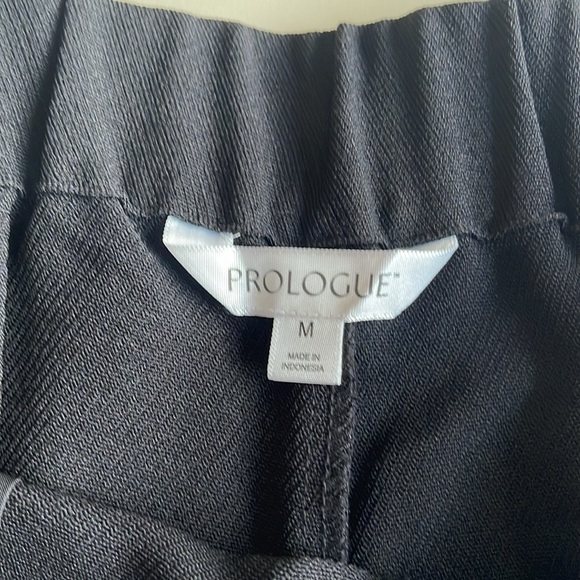 Prologue Pleated Straight Leg Ankle Trousers in Black - Picture 3 of 9